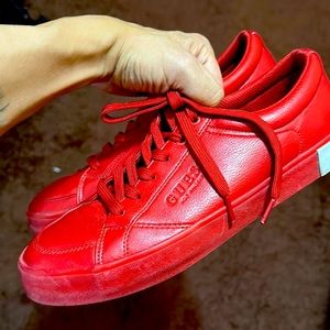 Guess shoes, Red,  Size 8,